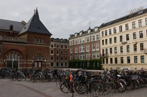 Bicycles are very popular in Copenhagen.