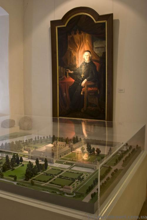 Museum rooms inside the Corvey Castle