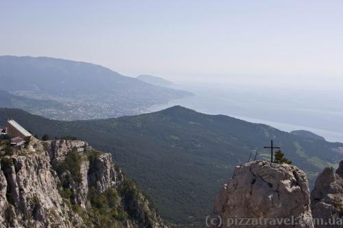 Yalta can be seen in the distance.