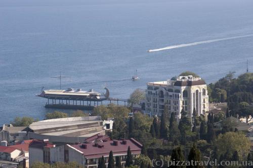 View from the cable car