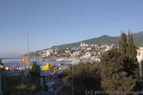 View from our room in the Crimea Hotel