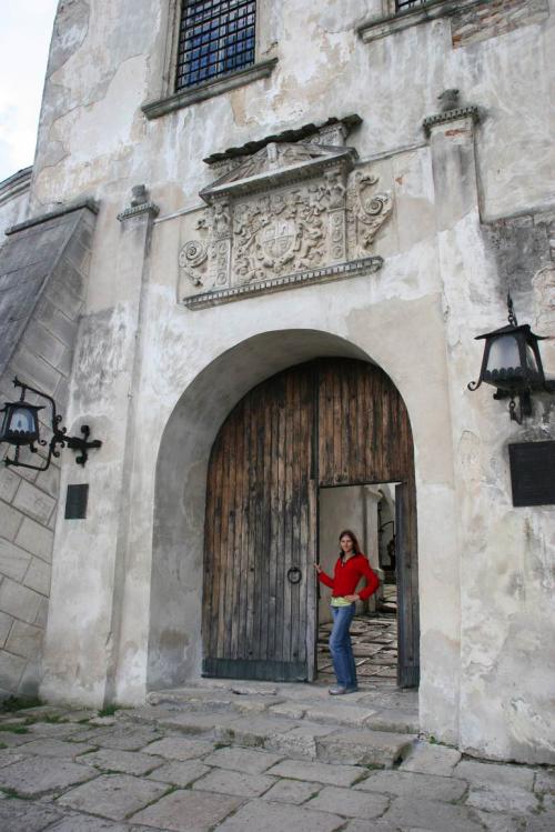 Near the entrance to the castle