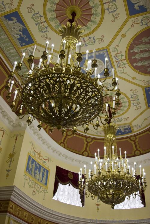 Interiors of the Kyrylo Rozumovsky Palace in Baturin