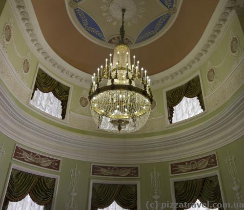 Interiors of the Kyrylo Rozumovsky Palace in Baturin