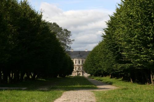 Road from the castle to the church