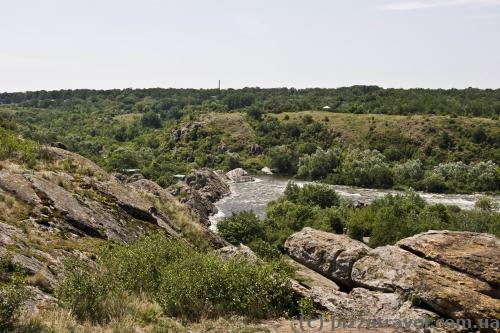 View of the Pivdennyi Bug from the Tall Cliff