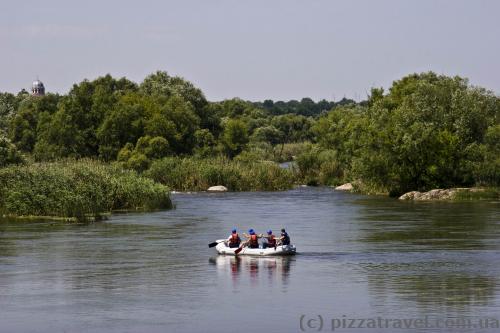 Start of the rafting route