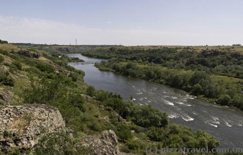 View of the Pivdennyi Bug near Yuzhnoukrainsk