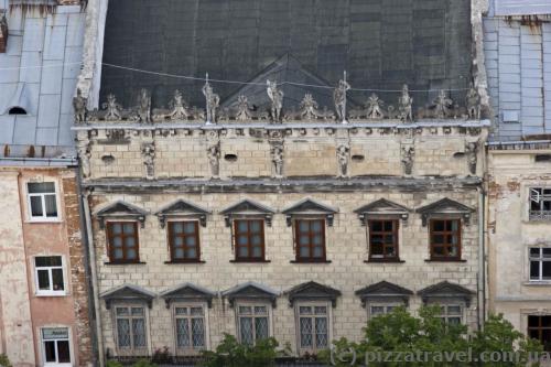 View from the Lviv City Hall tower